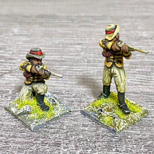 2x 28mm Zulus Fig Unmounted Painted Metal Miniatures Zulu War Black Powder #2