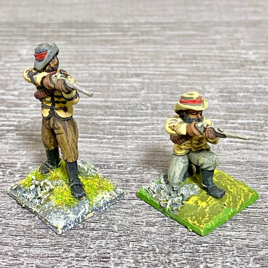 2x 28mm Zulus Fig Unmounted Painted Metal Miniatures Zulu War Black Powder #3
