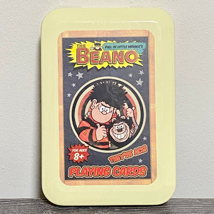 The Beano Dennis The Menace And Gnasher Playing Cards 100% Complete With Tin