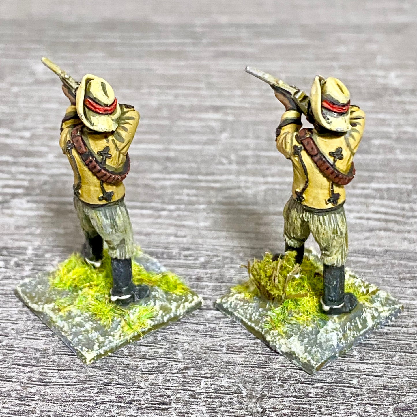 2x 28mm Zulus Fig Unmounted Painted Metal Miniatures Zulu War Black Powder #4
