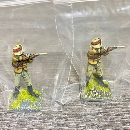 2x 28mm Zulus Fig Unmounted Painted Metal Miniatures Zulu War Black Powder #4
