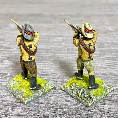 2x 28mm Zulus Fig Unmounted Painted Metal Miniatures Zulu War Black Powder #5