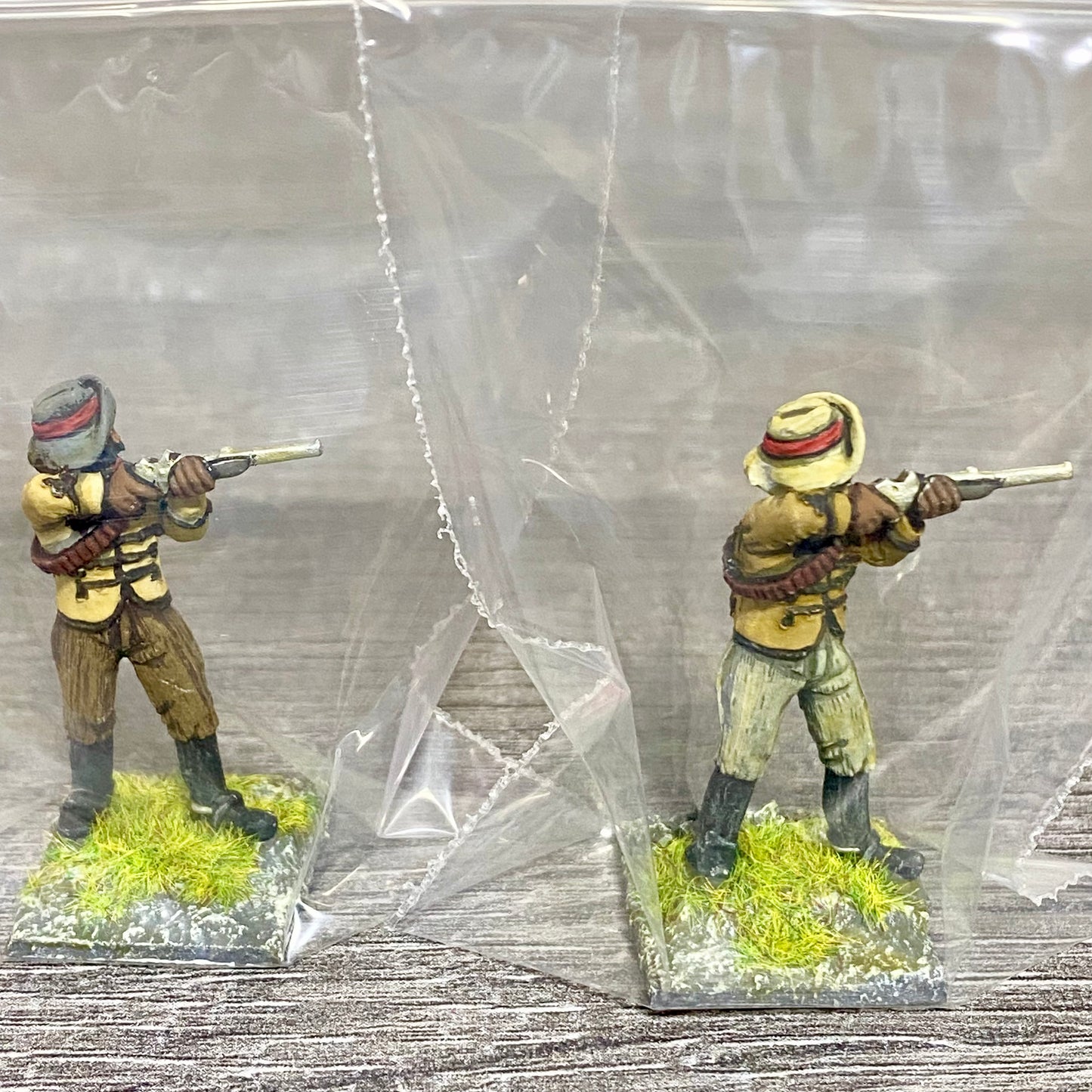 2x 28mm Zulus Fig Unmounted Painted Metal Miniatures Zulu War Black Powder #5