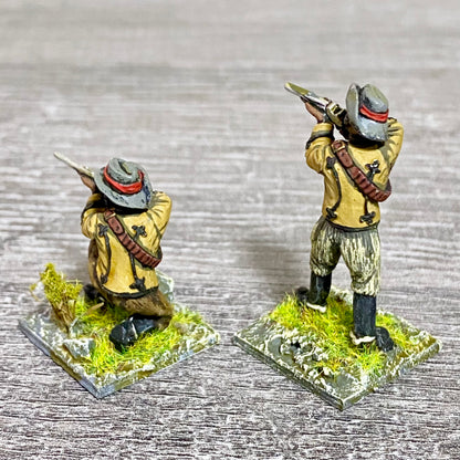2x 28mm Zulus Fig Unmounted Painted Metal Miniatures Zulu War Black Powder #6