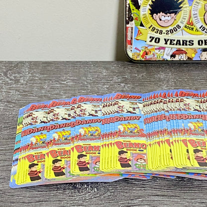 Beano & Dandy 70 Years Of Fun Playing Card Set In Metal Tin 52 Cards Incomplete