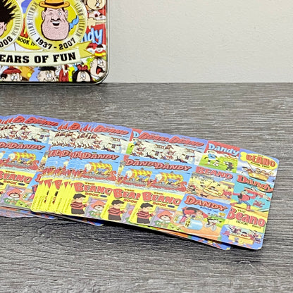 Beano & Dandy 70 Years Of Fun Playing Card Set In Metal Tin 52 Cards Incomplete