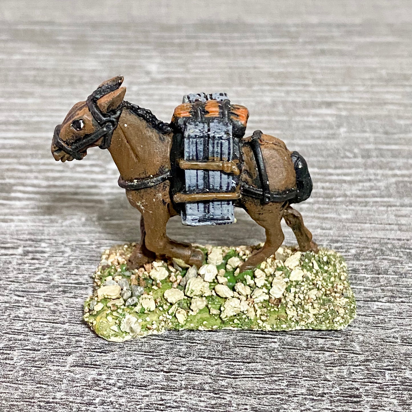 1x 28mm Colonial British Cavalry Horse Painted Metal Miniatures Black Powder #6