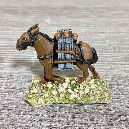 1x 28mm Colonial British Cavalry Horse Painted Metal Miniatures Black Powder #6