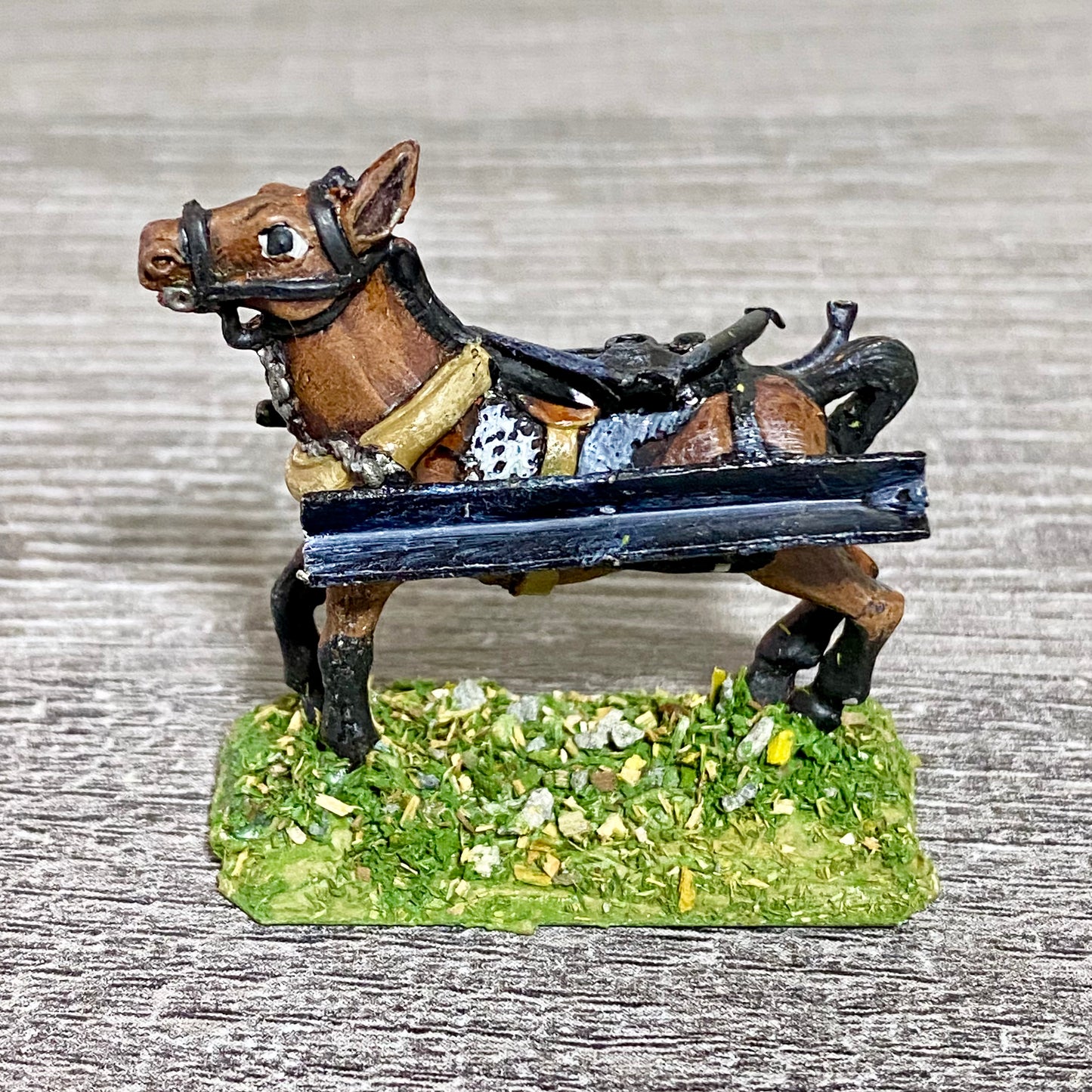 1x 28mm Colonial British Cavalry Horse Painted Metal Miniatures Black Powder #7