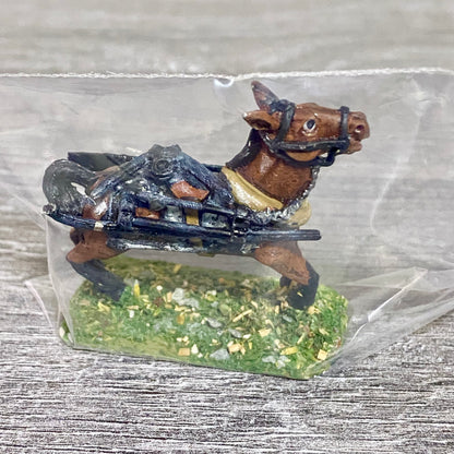 1x 28mm Colonial British Cavalry Horse Painted Metal Miniatures Black Powder #7