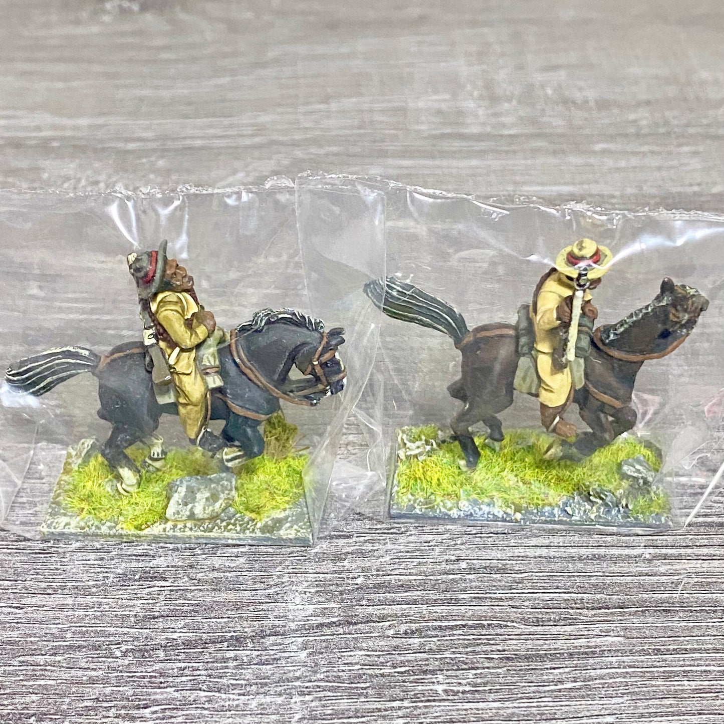2x 28mm Colonial British Cavalry Mounted Painted Metal Miniatures Zulu War #2
