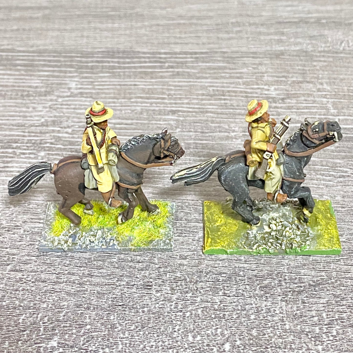 2x 28mm Colonial British Cavalry Mounted Painted Metal Miniatures Zulu War #5