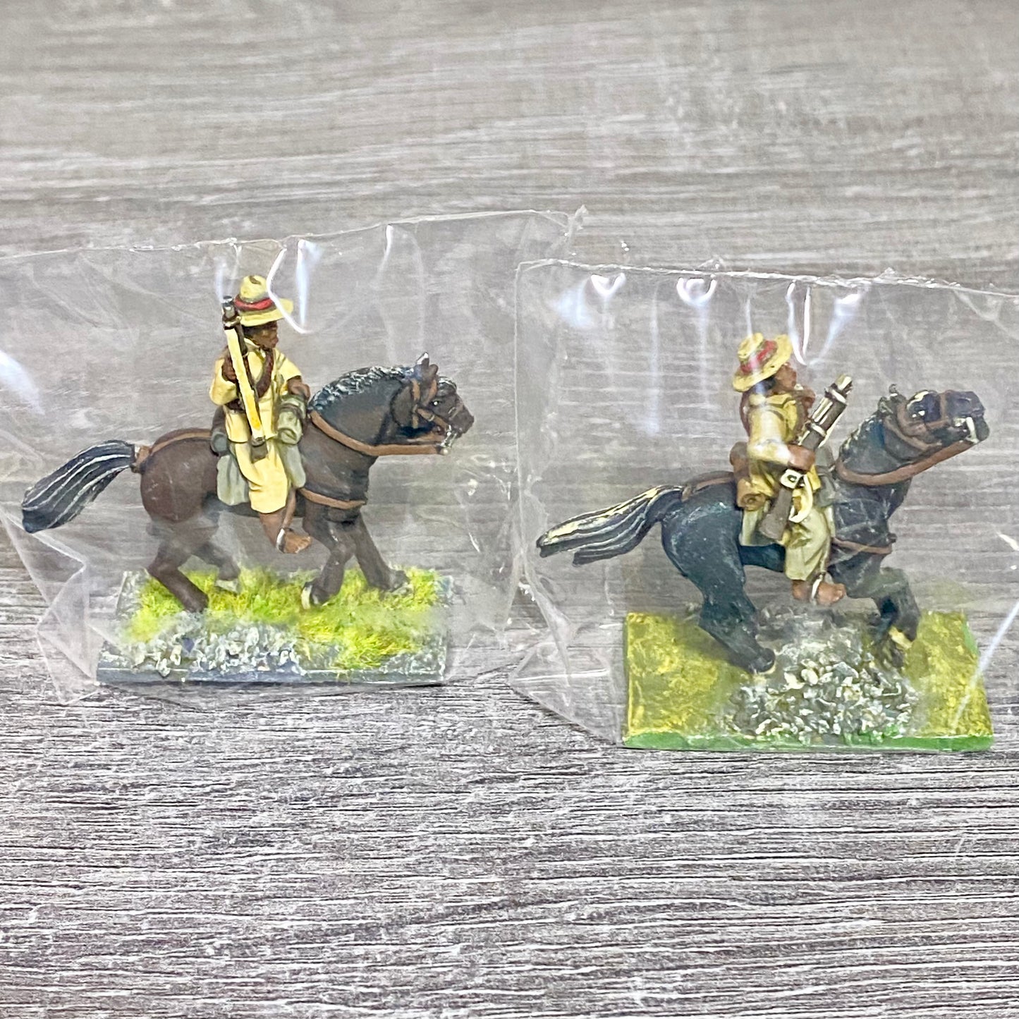 2x 28mm Colonial British Cavalry Mounted Painted Metal Miniatures Zulu War #5