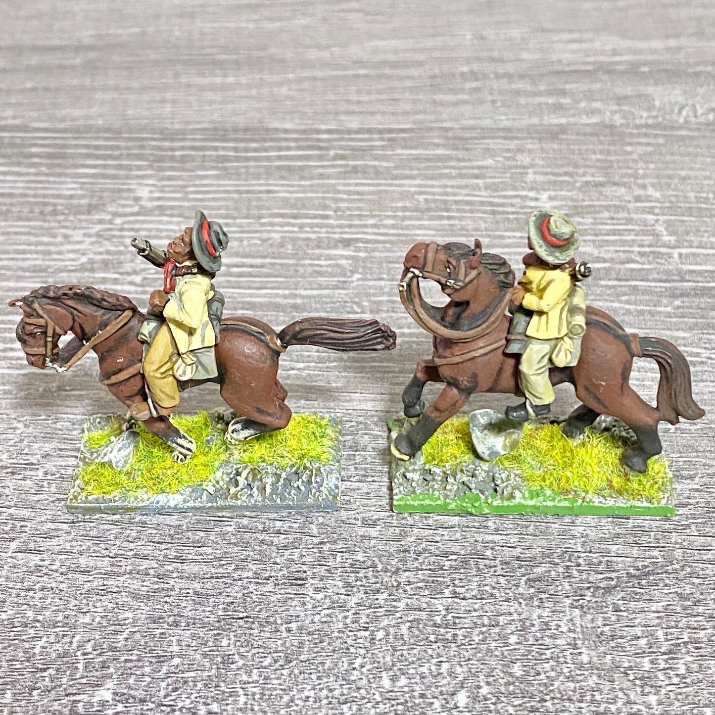 2x 28mm Colonial British Cavalry Mounted Painted Metal Miniatures Zulu War #7