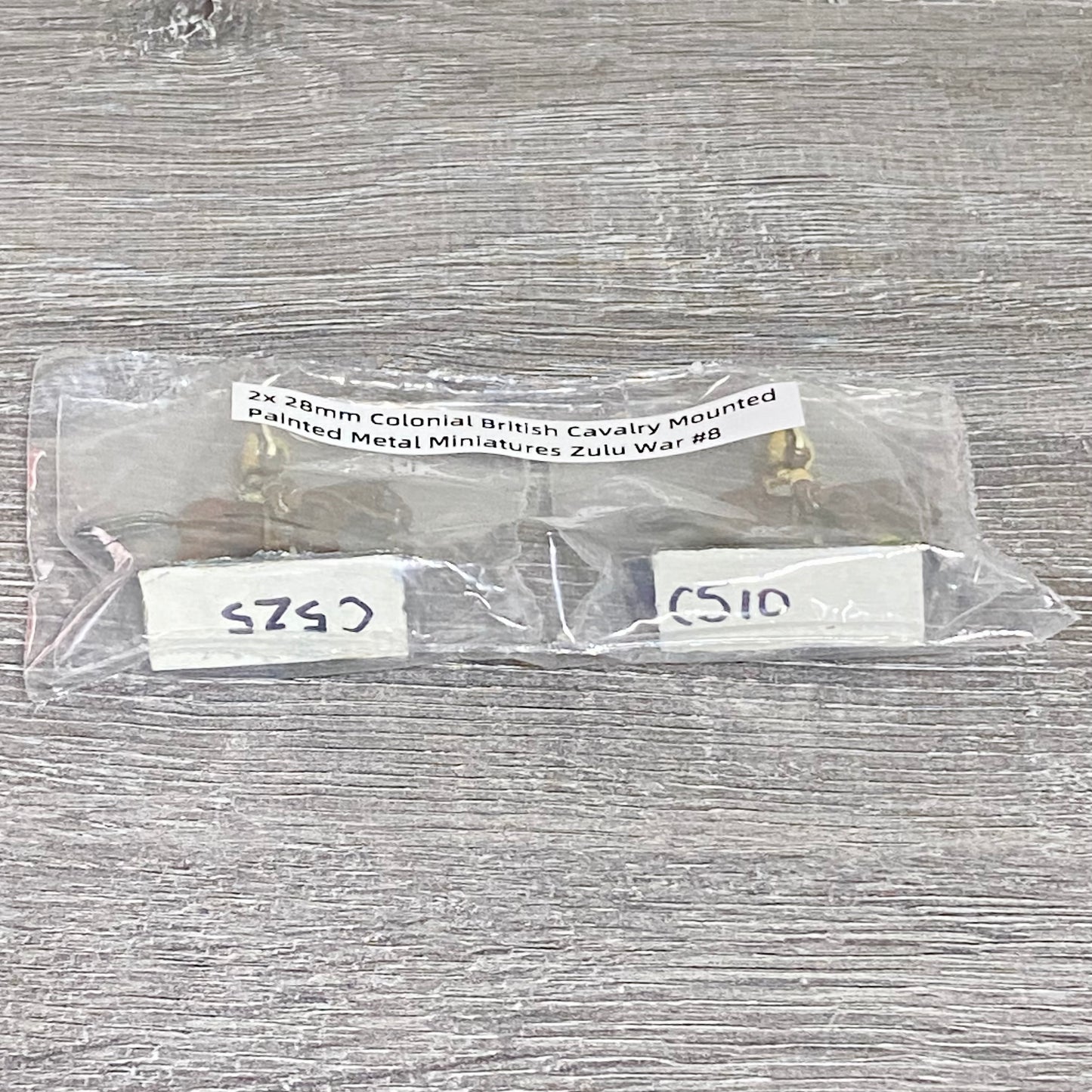 2x 28mm Colonial British Cavalry Mounted Painted Metal Miniatures Zulu War #8