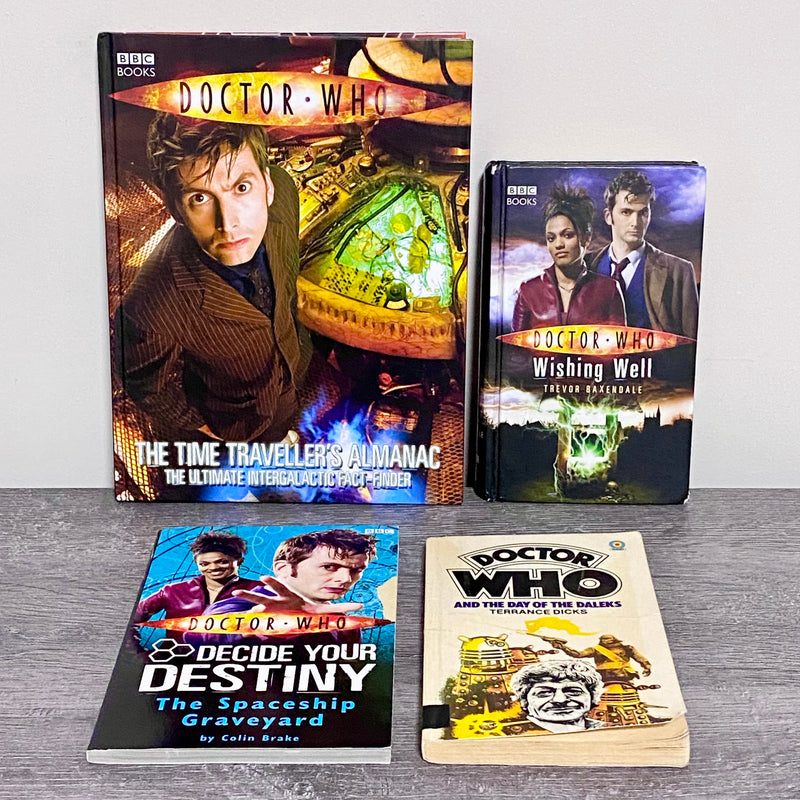 Doctor Who Time Travellers Wishing Well And The Day Of The Daleks 4x Book Bundle