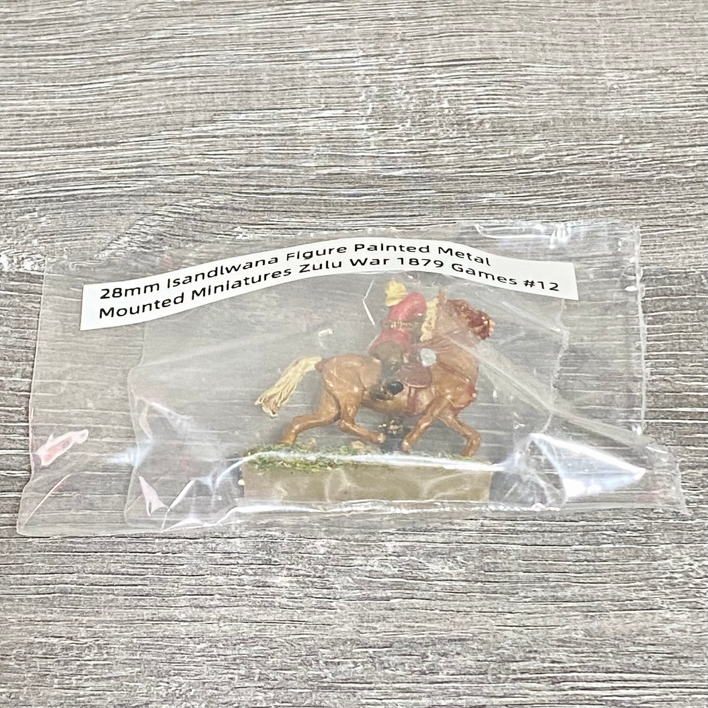 28mm Isandlwana Figure Painted Metal Mounted Miniatures Zulu War 1879 Games #12