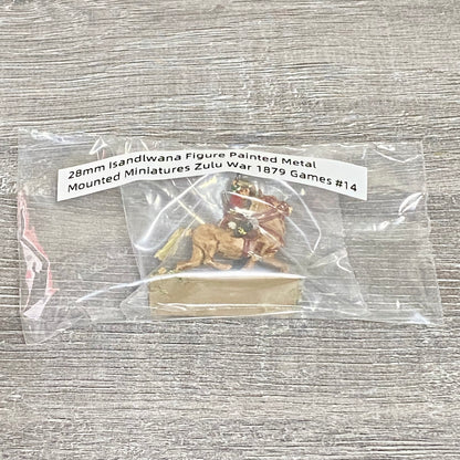 28mm Isandlwana Figure Painted Metal Mounted Miniatures Zulu War 1879 Games #14