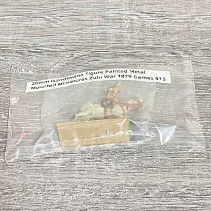28mm Isandlwana Figure Painted Metal Mounted Miniatures Zulu War 1879 Games #15