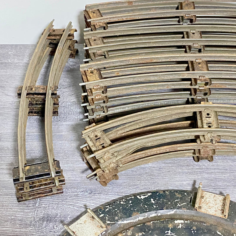 Vintage Hornby Meccano OO Gauge Rail Track Various 53 Pieces Turntable Job Lot