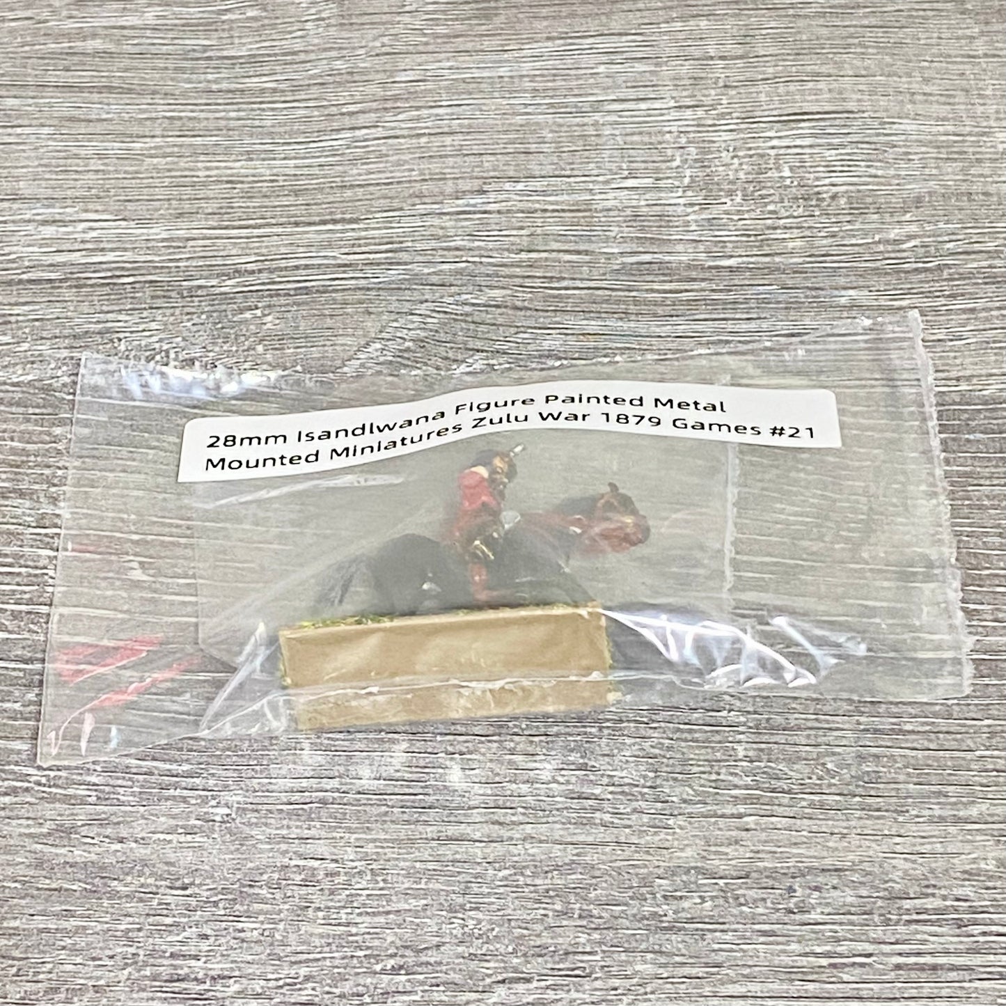 28mm Isandlwana Figure Painted Metal Mounted Miniatures Zulu War 1879 Games #21