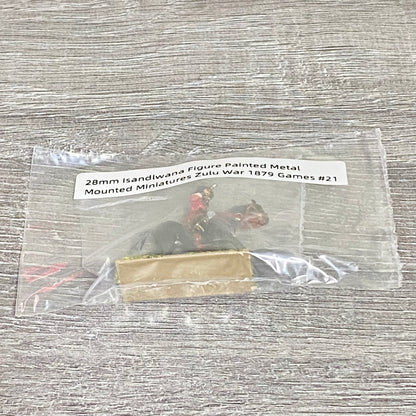 28mm Isandlwana Figure Painted Metal Mounted Miniatures Zulu War 1879 Games #21