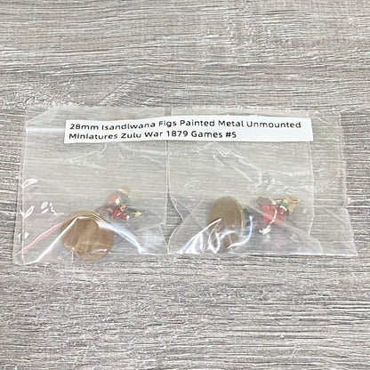 28mm Isandlwana Figs Painted Metal Unmounted Miniatures Zulu War 1879 Games #5