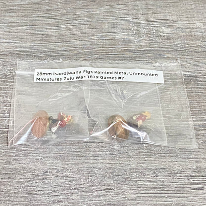 28mm Isandlwana Figs Painted Metal Unmounted Miniatures Zulu War 1879 Games #7