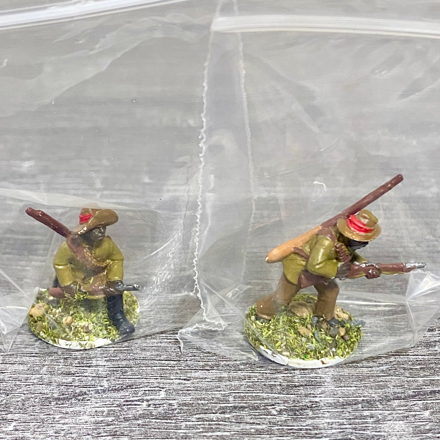 2x 28mm Native Isandlwana Figures Painted Metal Miniatures Zulu War Games #1