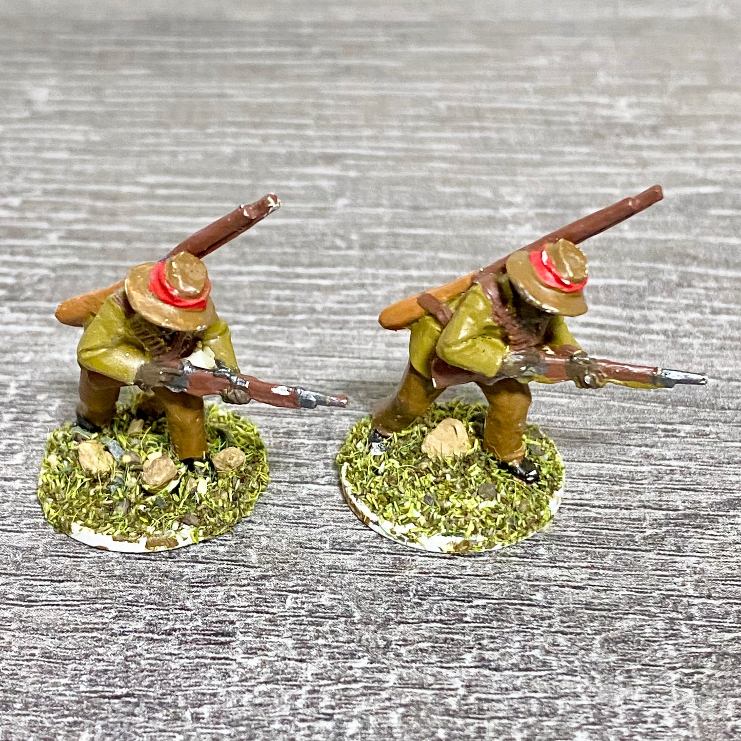 2x 28mm Native Isandlwana Figures Painted Metal Miniatures Zulu War Games #2