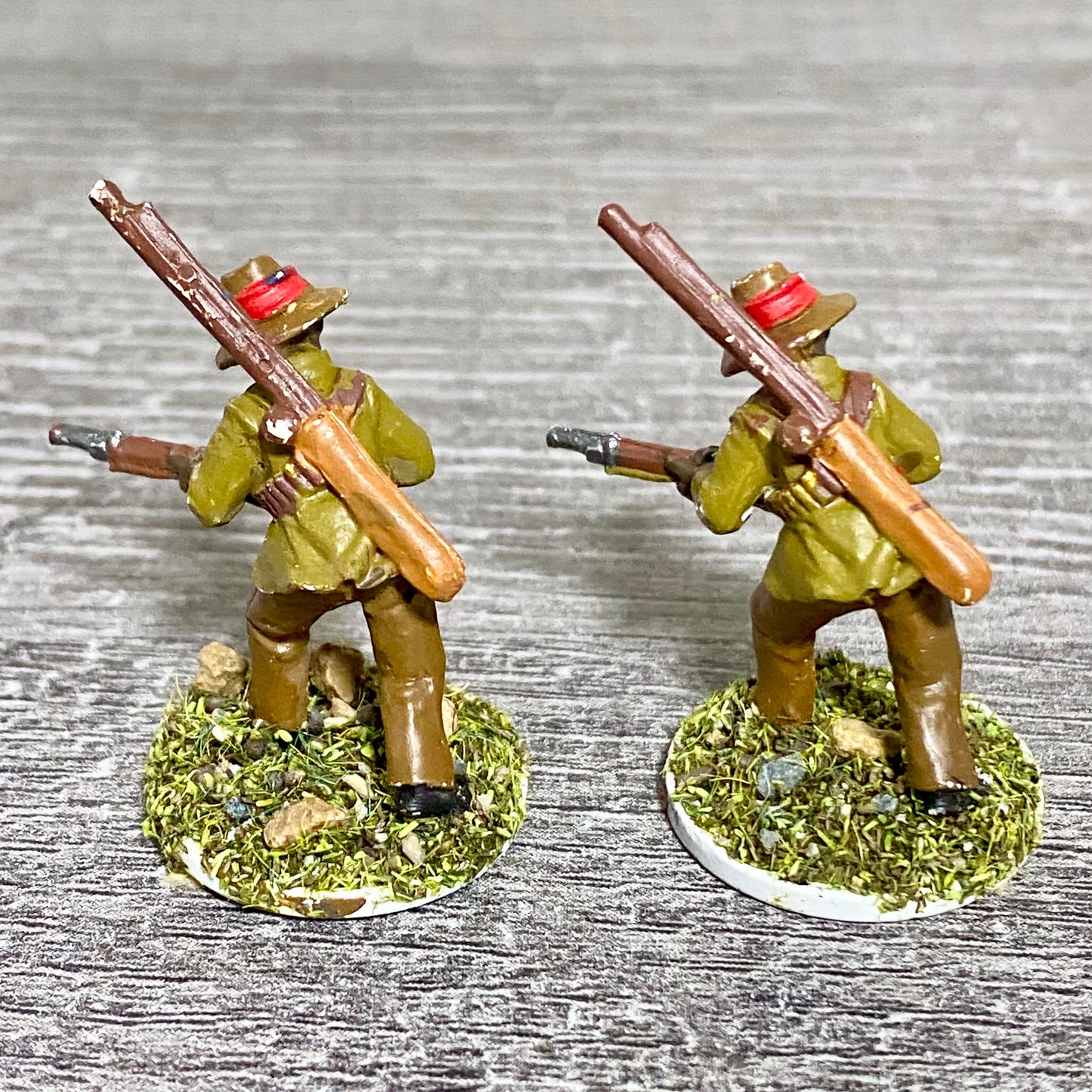 2x 28mm Native Isandlwana Figures Painted Metal Miniatures Zulu War Games #2