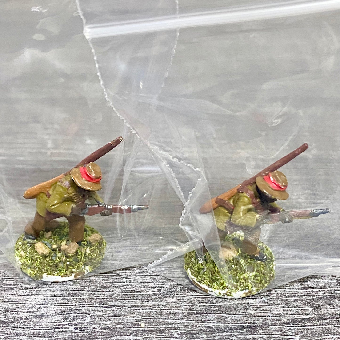 2x 28mm Native Isandlwana Figures Painted Metal Miniatures Zulu War Games #2