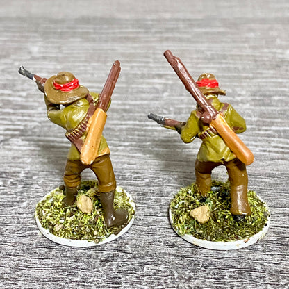 2x 28mm Native Isandlwana Figures Painted Metal Miniatures Zulu War Games #4