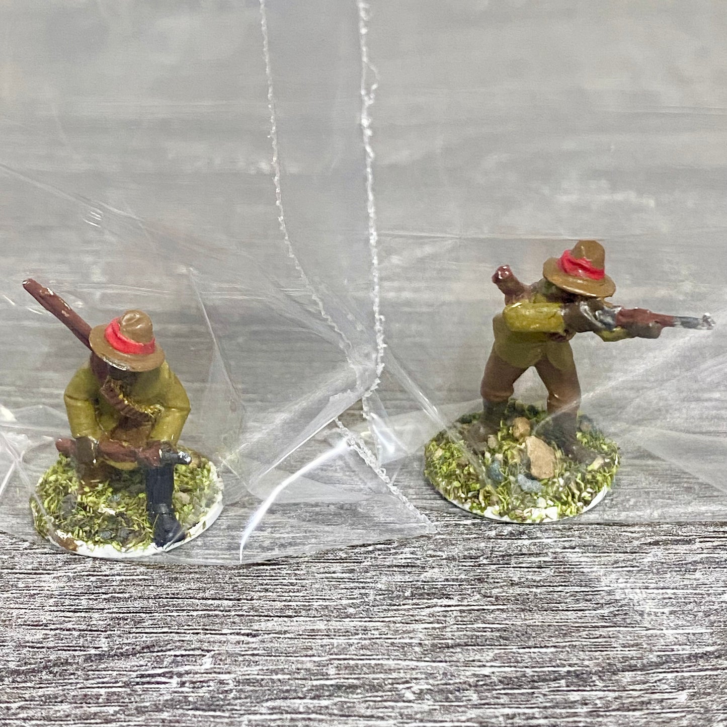 2x 28mm Native Isandlwana Figures Painted Metal Miniatures Zulu War Games #5
