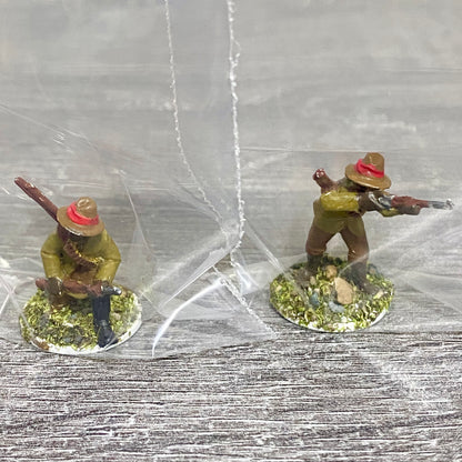 2x 28mm Native Isandlwana Figures Painted Metal Miniatures Zulu War Games #5