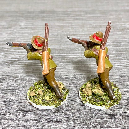2x 28mm Native Isandlwana Figures Painted Metal Miniatures Zulu War Games #6