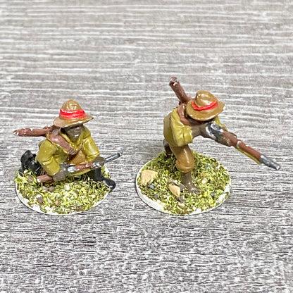 2x 28mm Native Isandlwana Figures Painted Metal Miniatures Zulu War Games #7