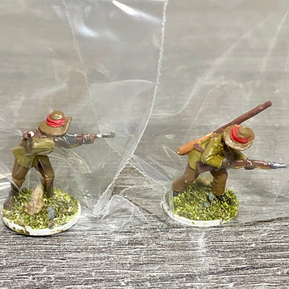 2x 28mm Native Isandlwana Figures Painted Metal Miniatures Zulu War Games #4