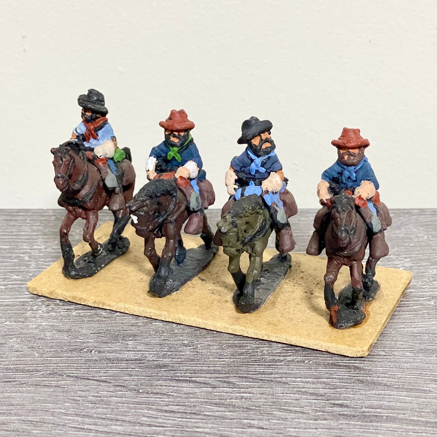 28mm ACW Union US Cavalry 1867 Painted Metal Figures Miniatures War Games #1