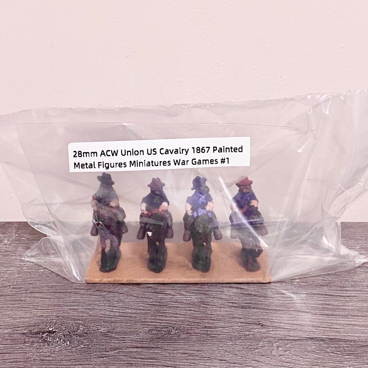 28mm ACW Union US Cavalry 1867 Painted Metal Figures Miniatures War Games #1