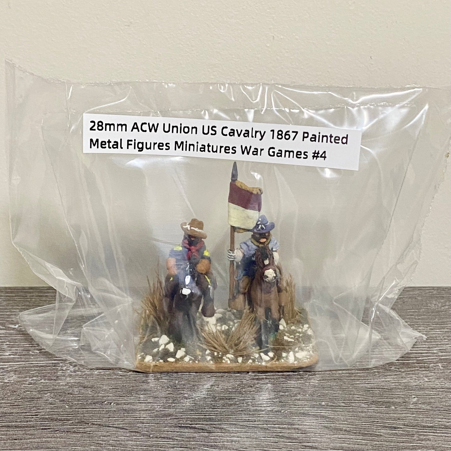 28mm ACW Union US Cavalry 1867 Painted Metal Figures Miniatures War Games #4