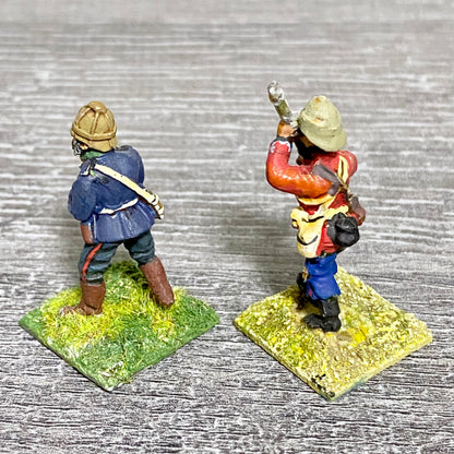 2x 28mm 24th Regiment Figures Painted Metal Perry Miniatures Zulu Wargames #3