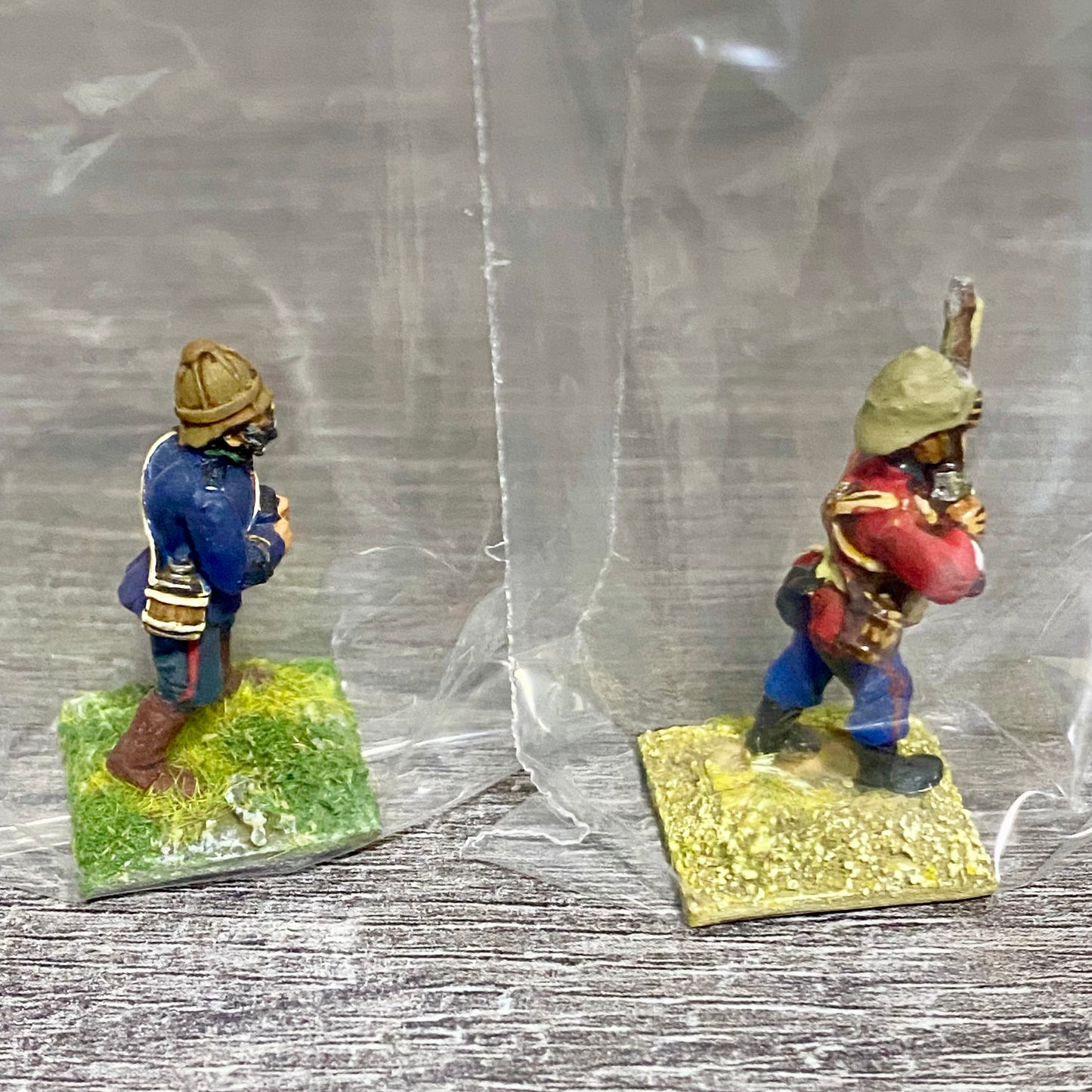 2x 28mm 24th Regiment Figures Painted Metal Perry Miniatures Zulu Wargames #3