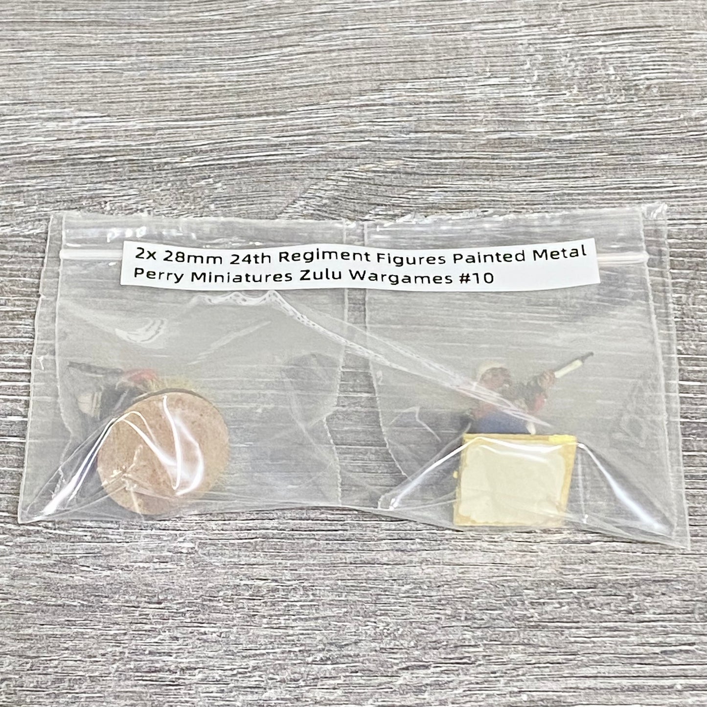 2x 28mm 24th Regiment Figures Painted Metal Perry Miniatures Zulu Wargames #10