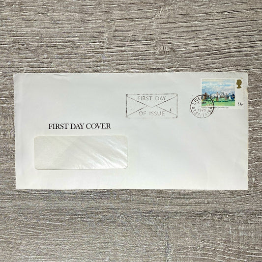 6th June 1979 Liverpool FDC Of Issue 9p Saddling Mahmoud For The Derby Stamp