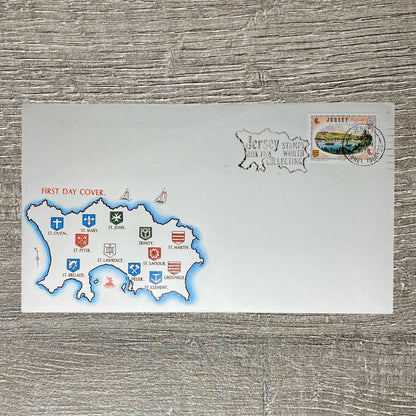 Jersey First Day Cover 29th June 1978 Channel Islands Postmarked 6p Gaspé Basin