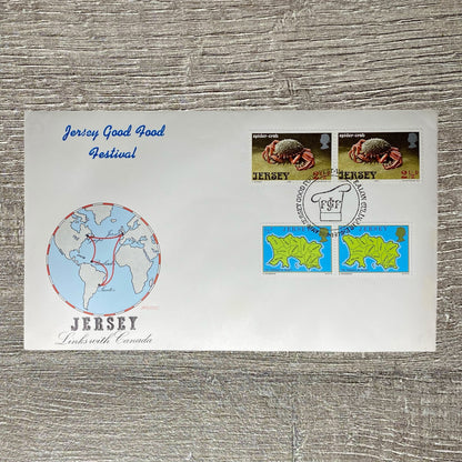 Jersey Good Food Festival First Day Cover May 1979 Spider Crap 2x 2 1/2p & 1/2p