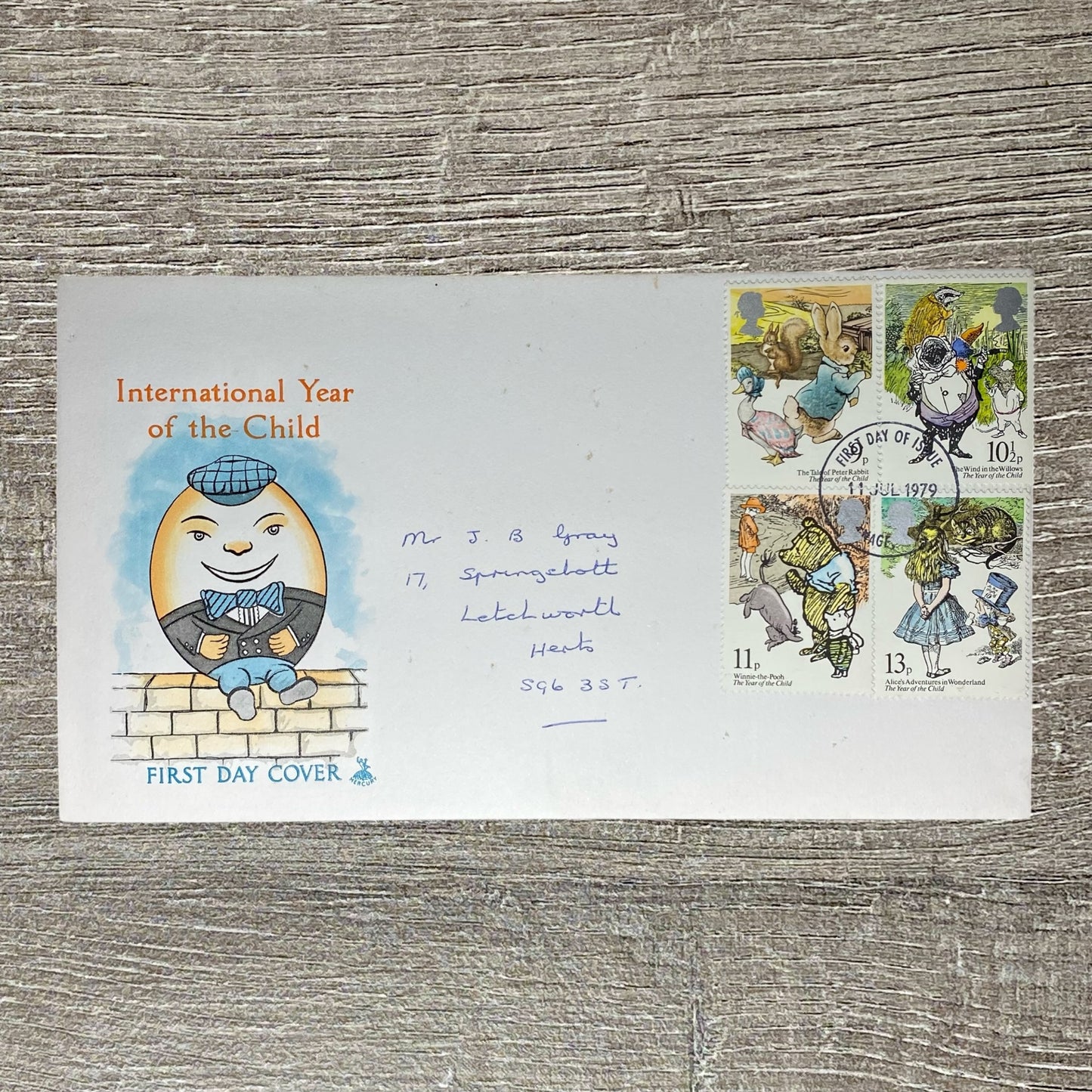 GB FDC 1979 International Year Of The Child British Children's Literature Stamps