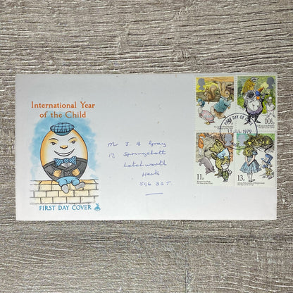 GB FDC 1979 International Year Of The Child British Children's Literature Stamps