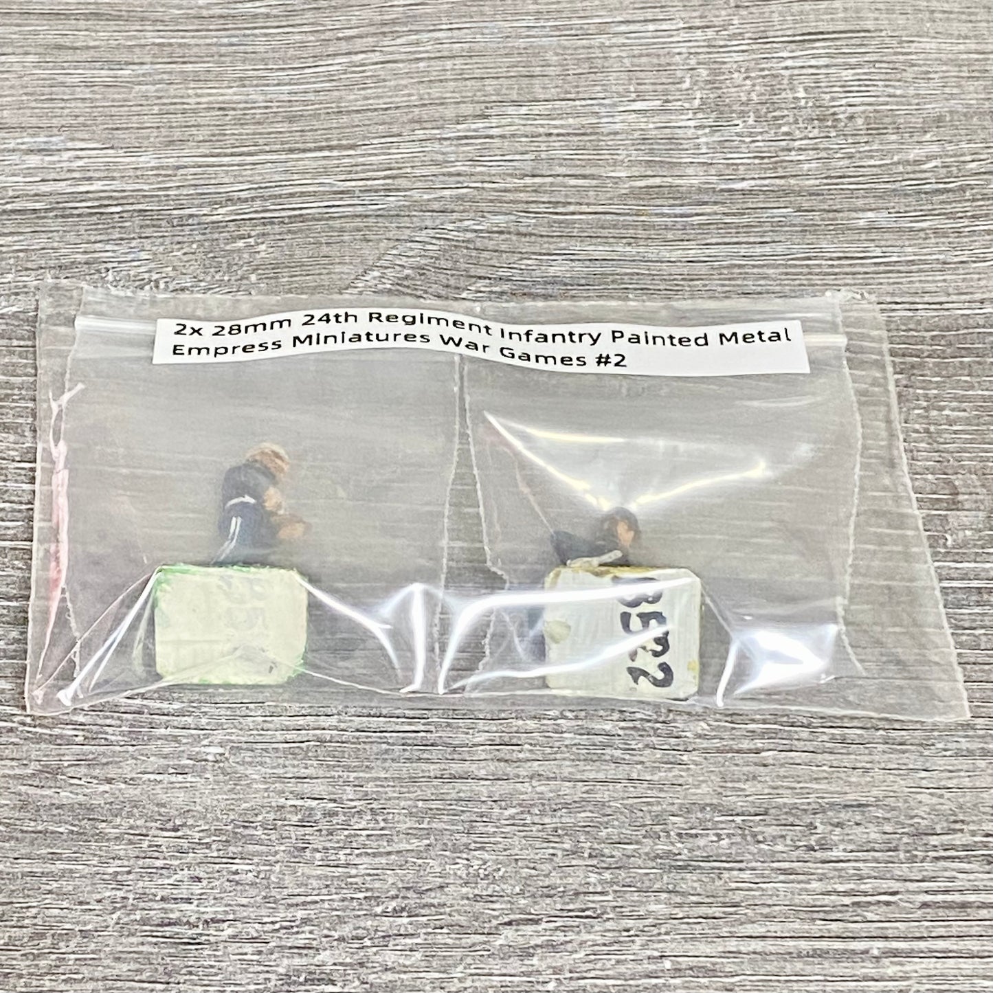 2x 28mm 24th Regiment Infantry Painted Metal Empress Miniatures War Games #2
